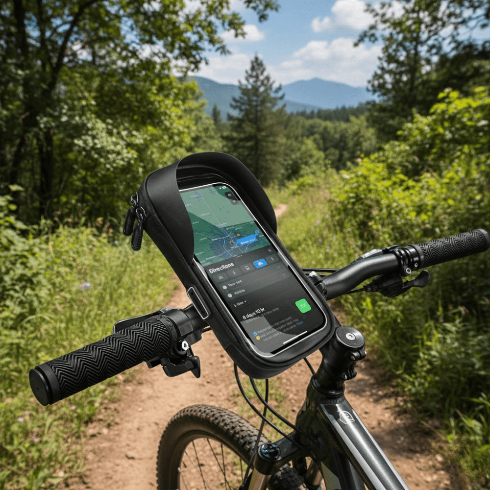 Support de téléphone étanche rotatif vélo et moto | Montevall - Montelac