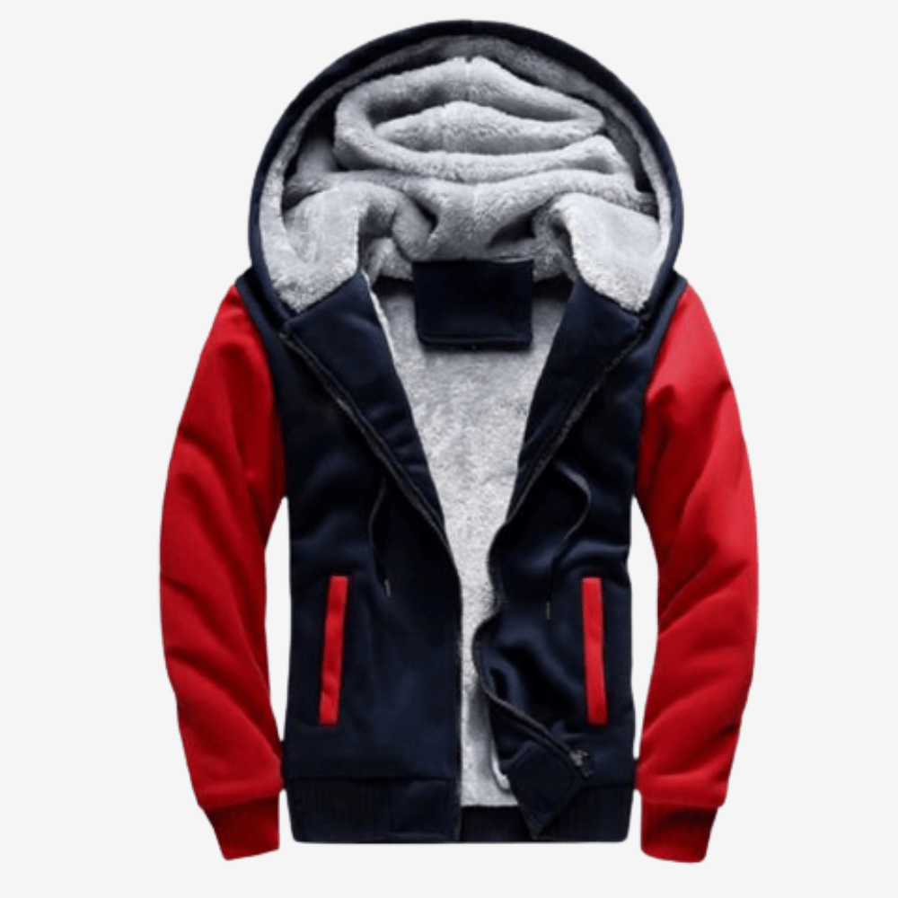 Sweat à capuche doublé polaire chaud et résistant pour homme - Montelac