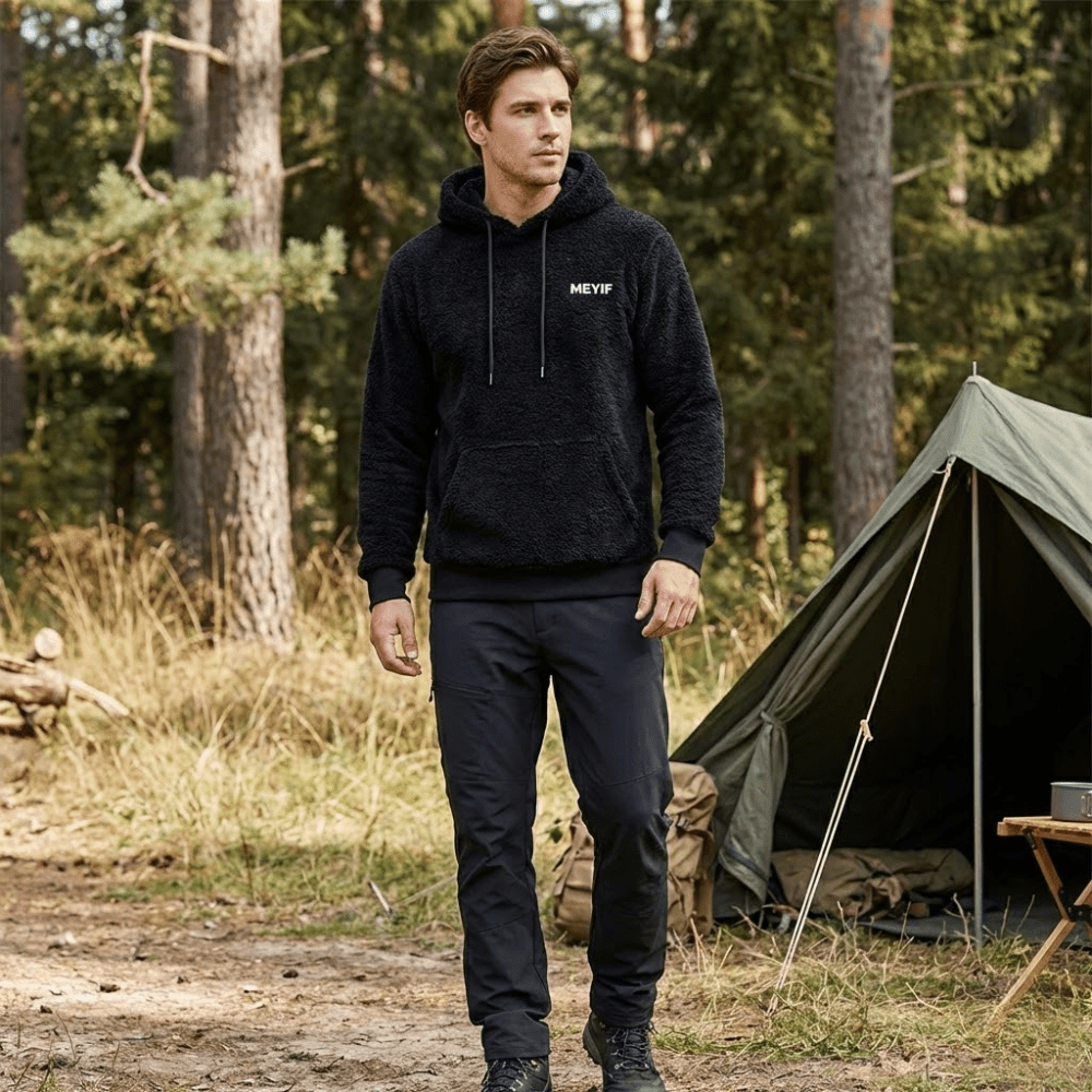 Sweat à capuche doublé polaire chaud et respirant pour homme | Montevall - Montevall