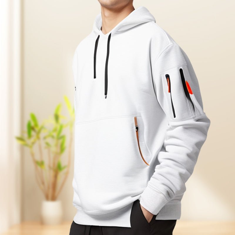 Sweat à capuche léger demi-zip respirant | Montevall - Montevall