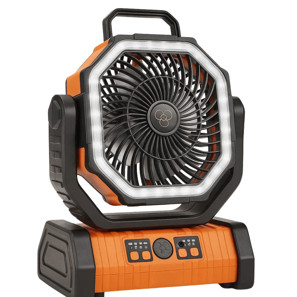 Ventilateur de camping rechargeable LED 3-en-1 | Montevall - Montevall