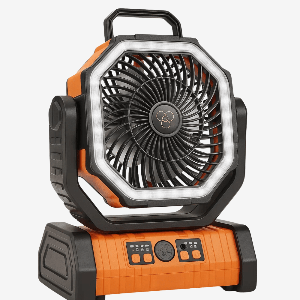 Ventilateur de camping rechargeable LED 3 - en - 1 | Montevall - Montevall