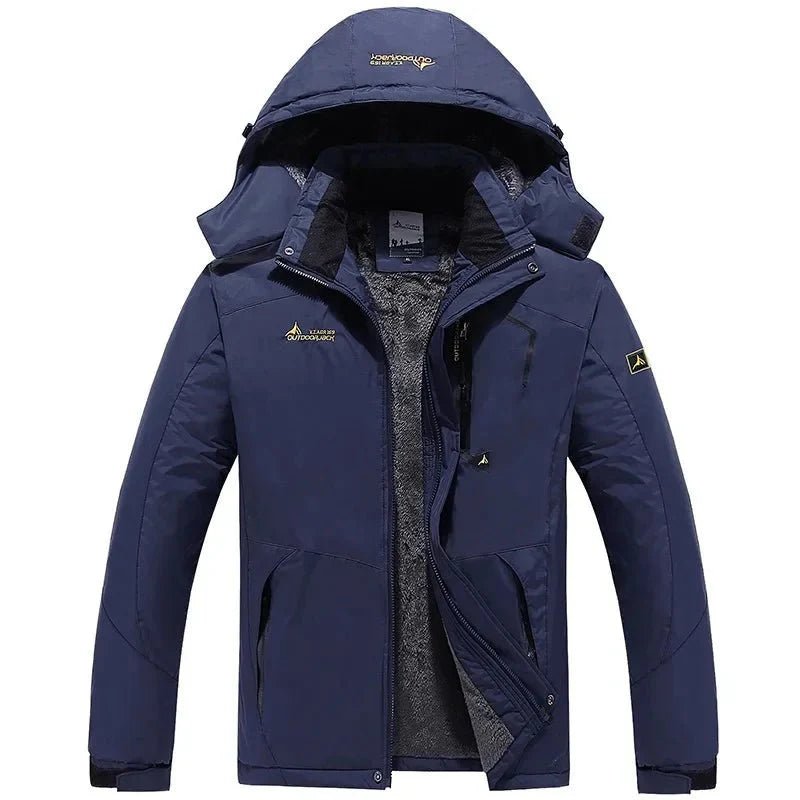 Veste à capuche homme coupe - vent doublée polaire respirante | Montelac - Montelac