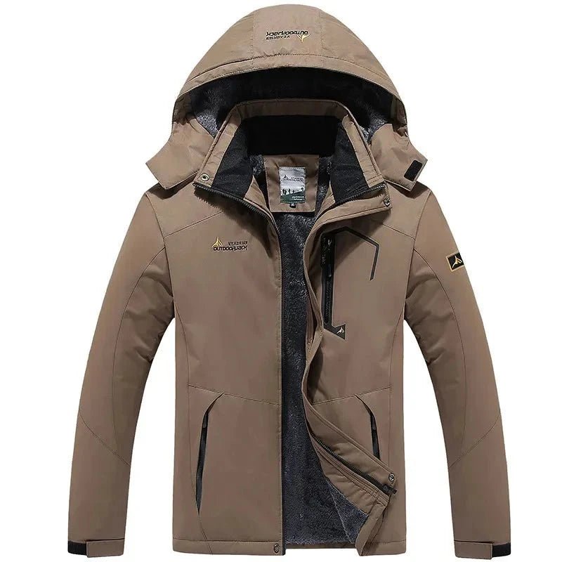 Veste à capuche homme coupe - vent doublée polaire respirante | Montelac - Montelac