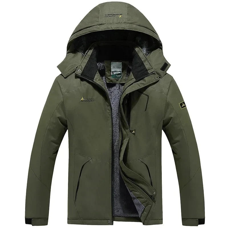 Veste à capuche homme coupe - vent doublée polaire respirante | Montelac - Montelac