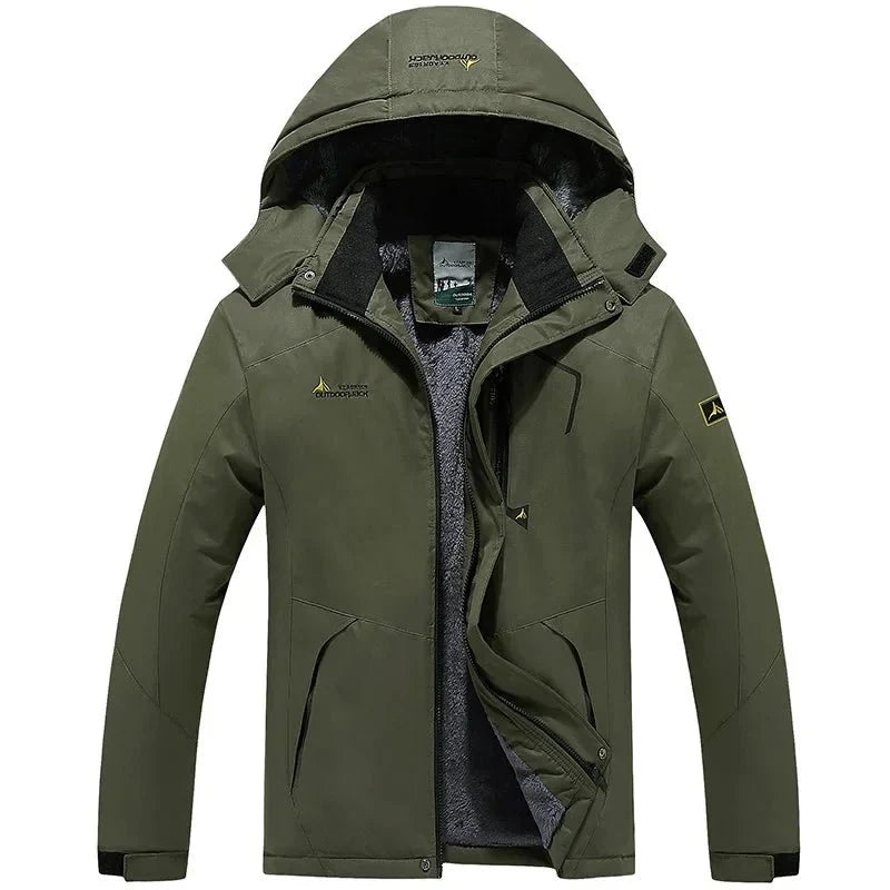 Veste à capuche homme coupe - vent doublée polaire respirante | Montelac - Montelac