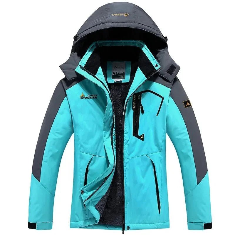 Veste à capuche homme coupe-vent doublée polaire respirante | Montevall - Montevall