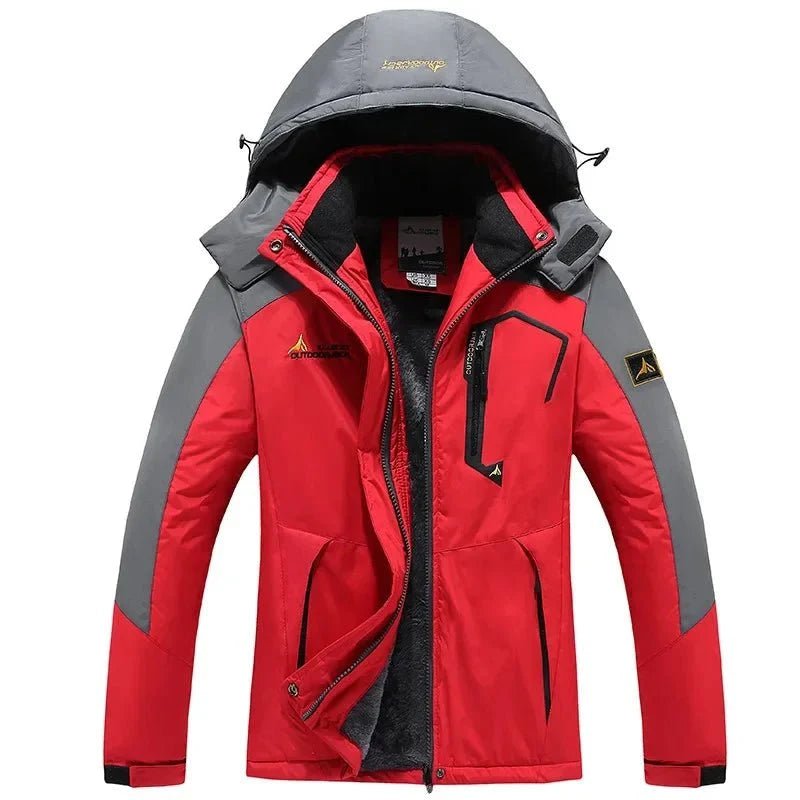 Veste à capuche homme coupe-vent doublée polaire respirante | Montevall - Montevall