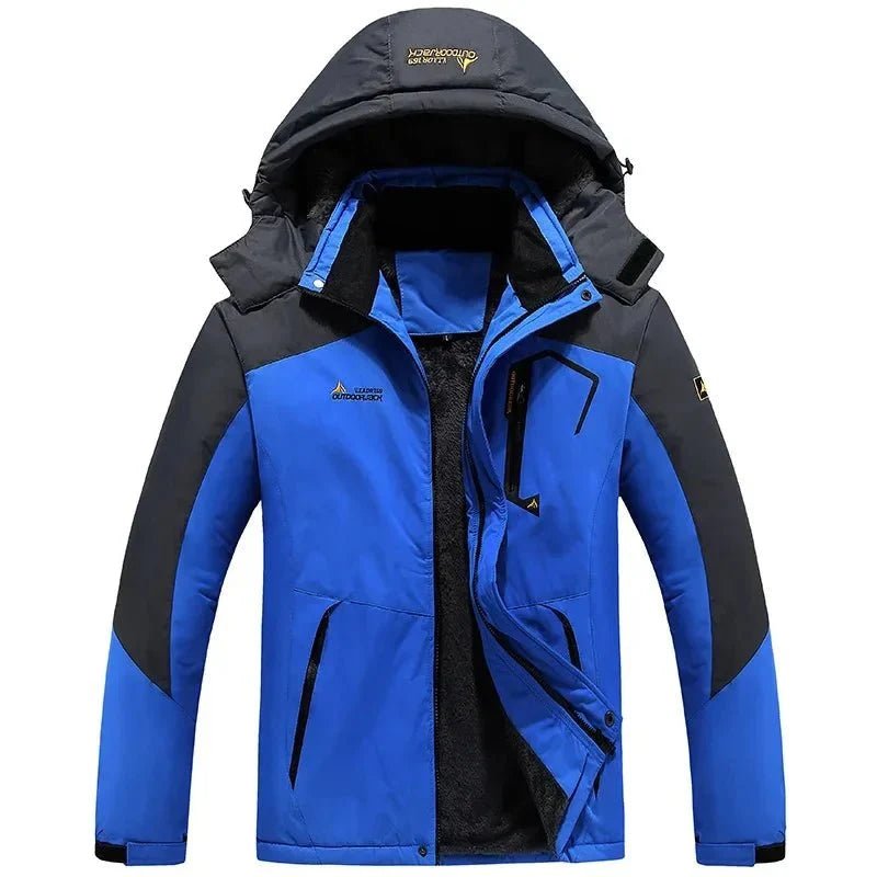 Veste à capuche homme coupe-vent doublée polaire respirante | Montevall - Montevall