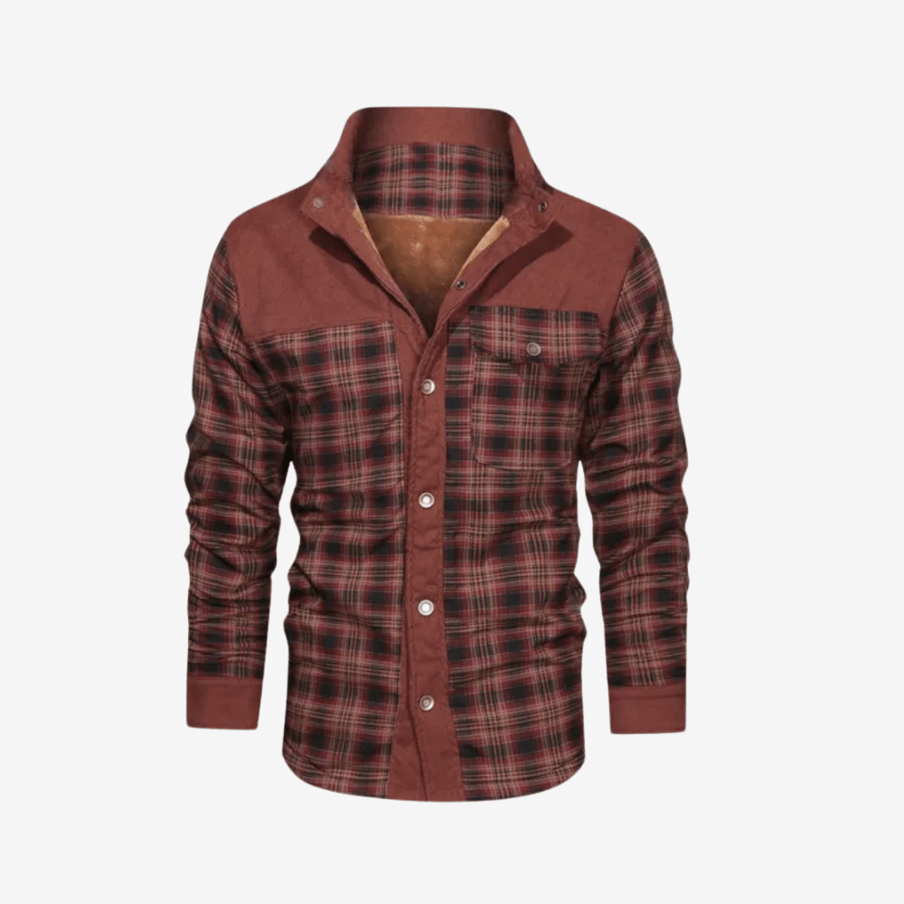 Veste chaude à carreaux pour homme | Montelac - Montelac