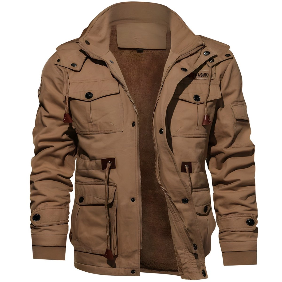 Veste de plein air isolante à capuche polaire multi-poches | Montevall - Montevall