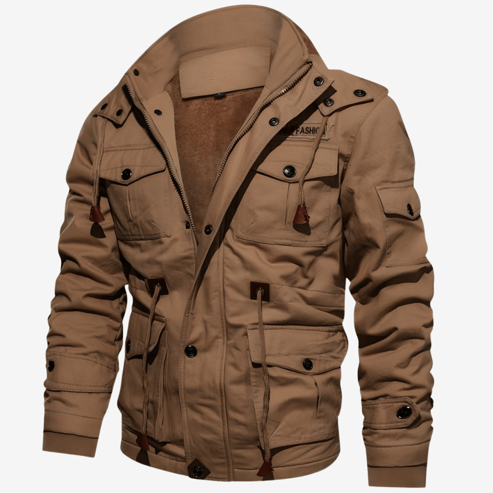 Veste de plein air isolée à capuche polaire résistante | Montevall - Montevall