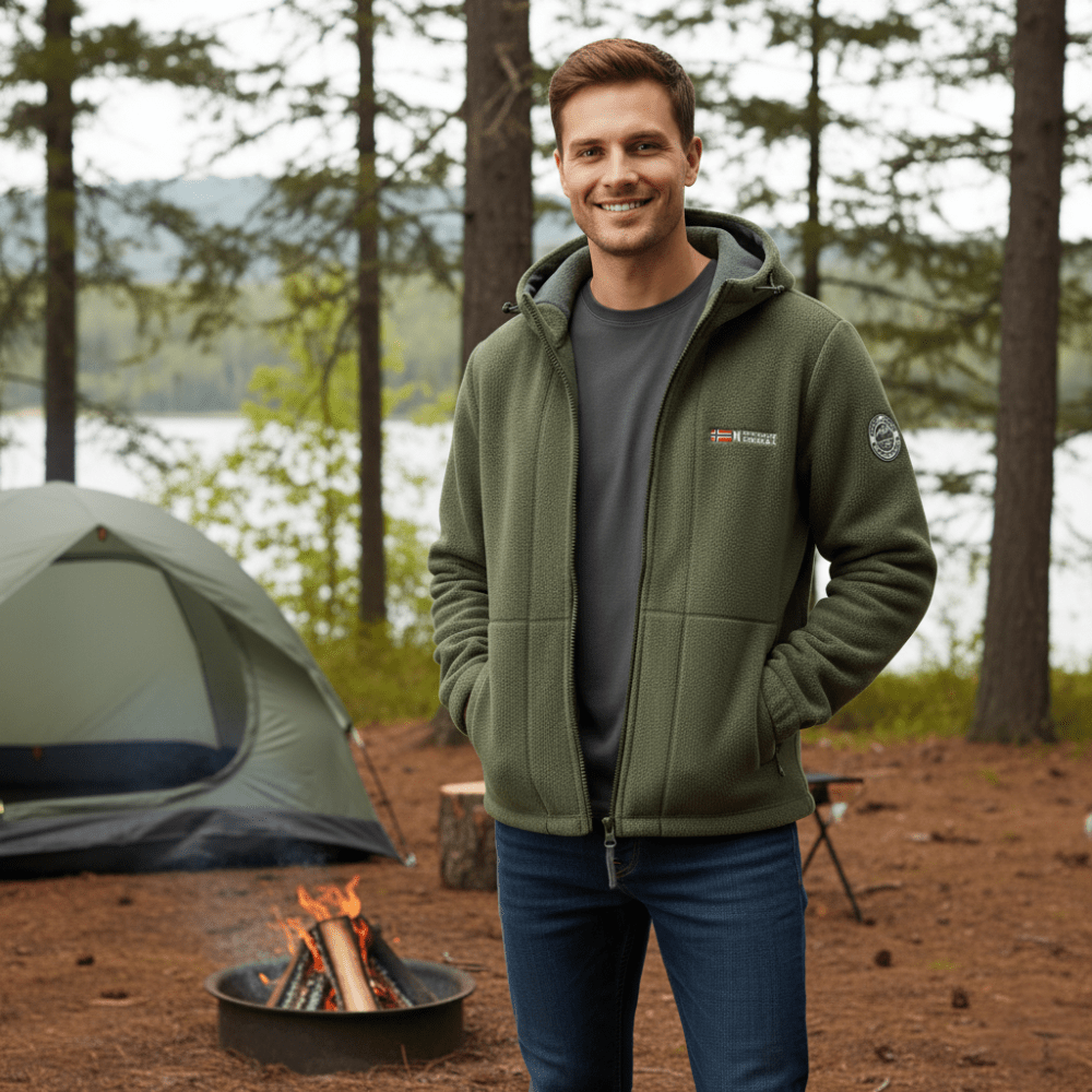 Veste polaire coupe-vent respirante pour homme | Montevall - Montevall