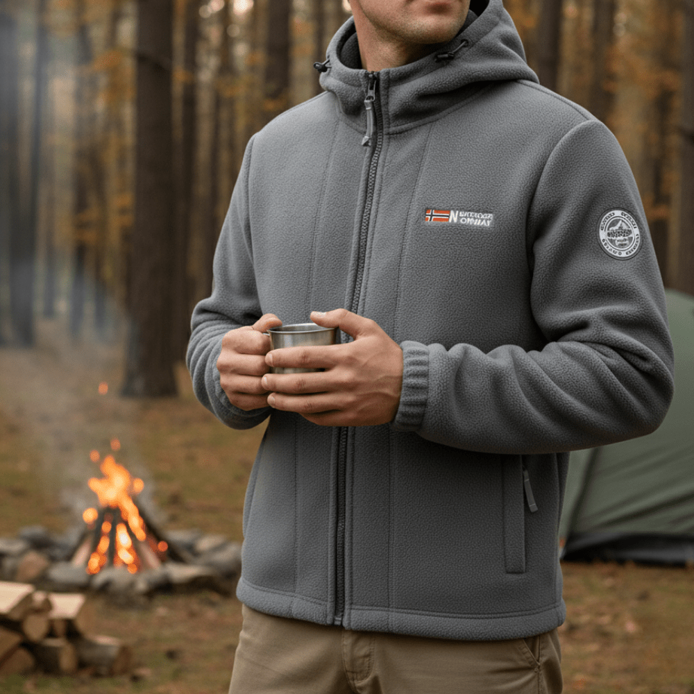Veste polaire coupe-vent respirante pour homme | Montevall - Montevall