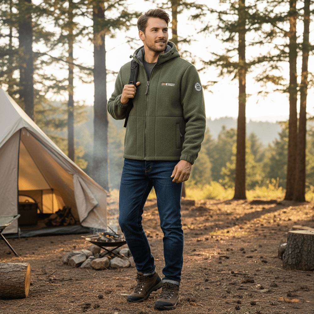 Veste polaire coupe-vent respirante pour homme | Montevall - Montevall