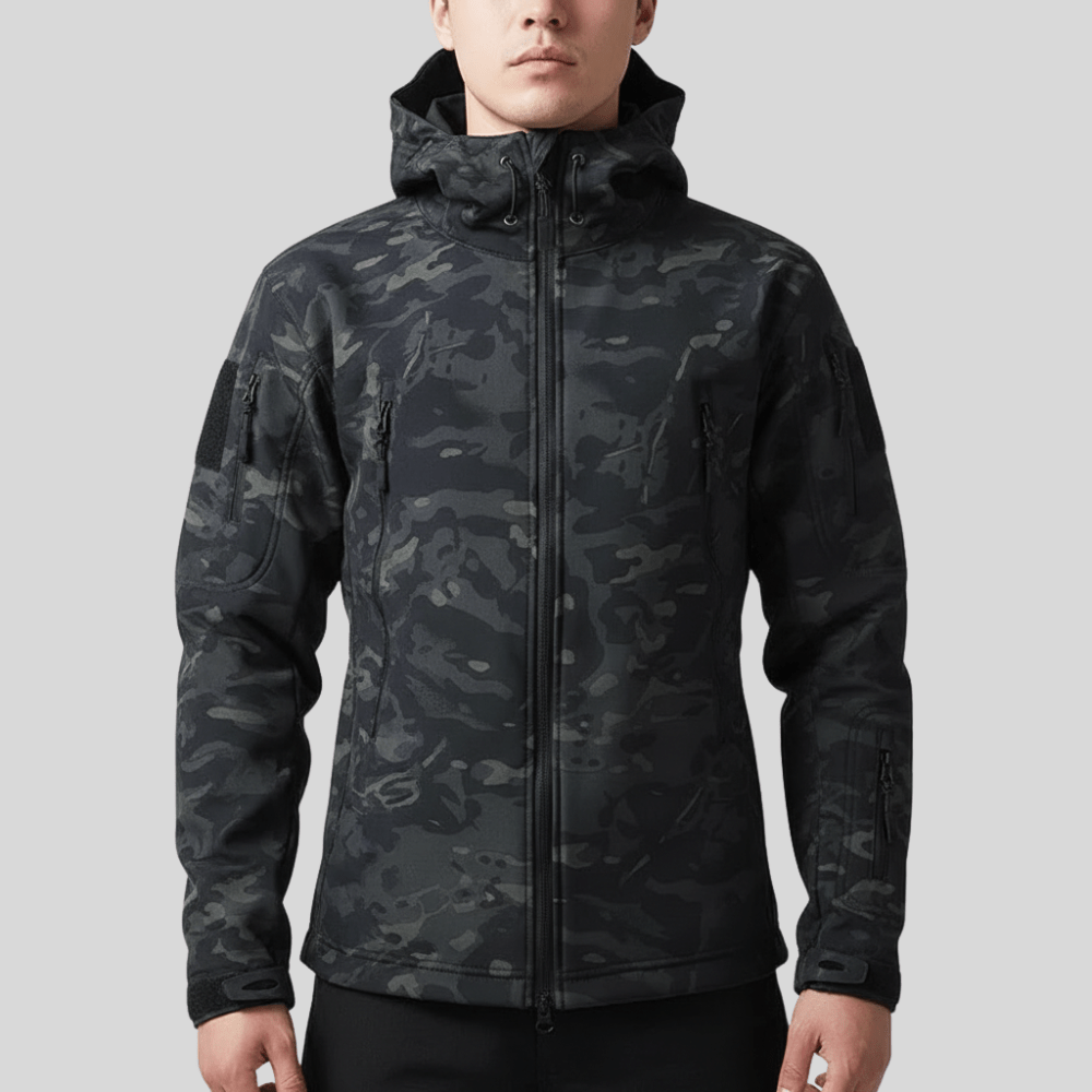 Veste softshell homme coupe-vent doublée polaire respirante | Montevall - Montevall